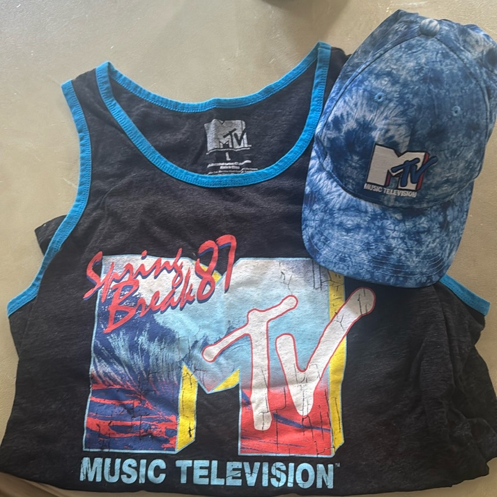 Retro MTV Tank and Hat